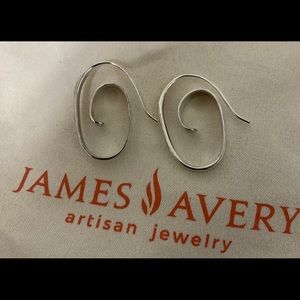 James Avery spiral hook earrings